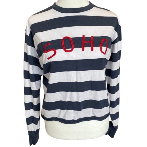Brandy Melville SOHO striped crop top - Picture 1 of 5